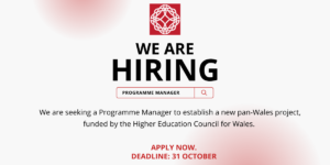 We are hiring: Programme Manager
