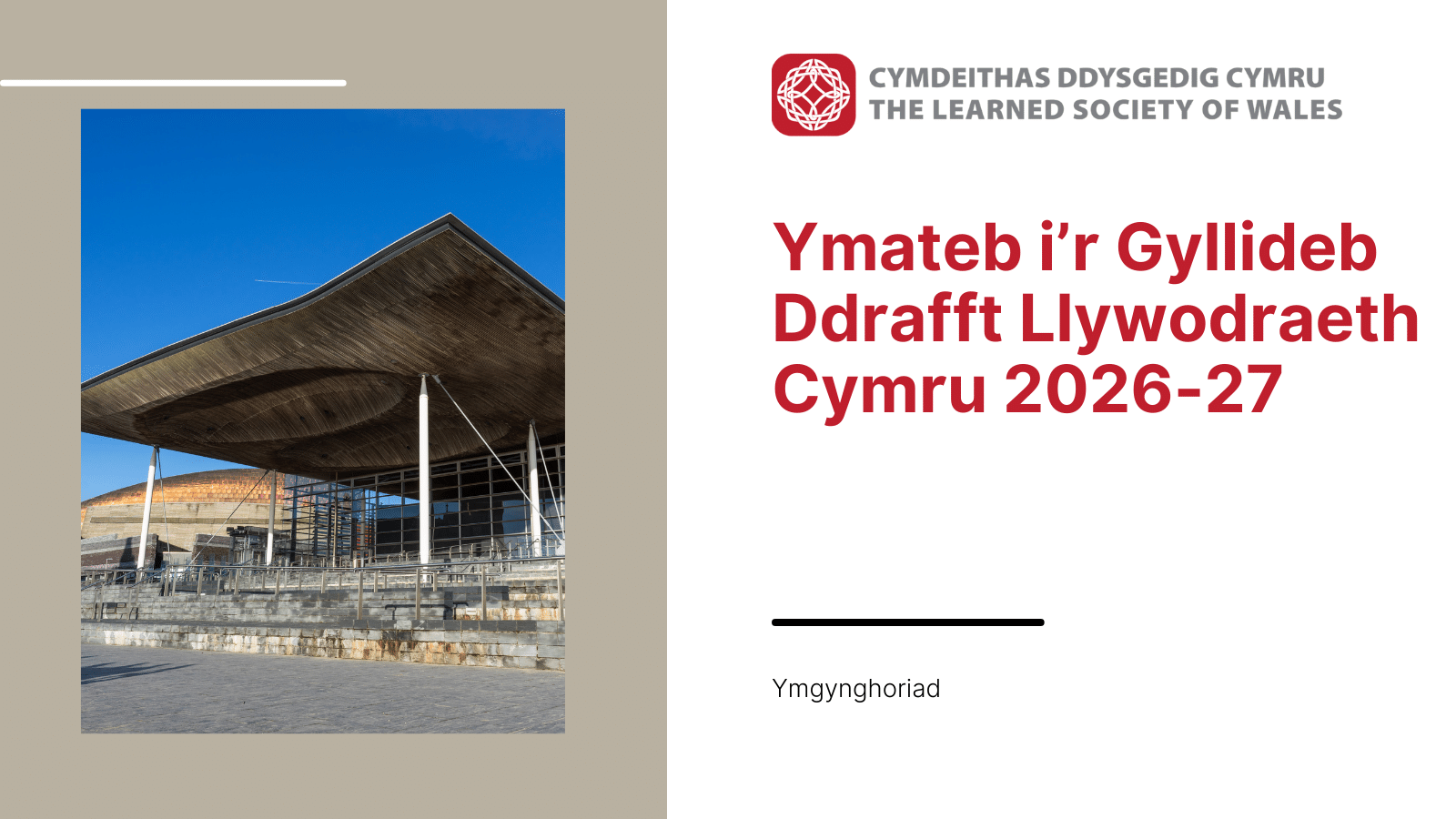 Response to Welsh Government Draft Budget 2026-27