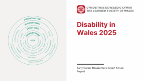 Graphic for Disability in Wales 2025 report