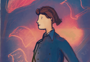 Cartoon image of Millicent Mackenzie