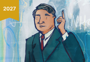 An illustration of Aneurin Bevan.