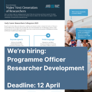 Graphic for programme officer job advert