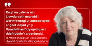 Graphic for story: securing the future of Welsh research